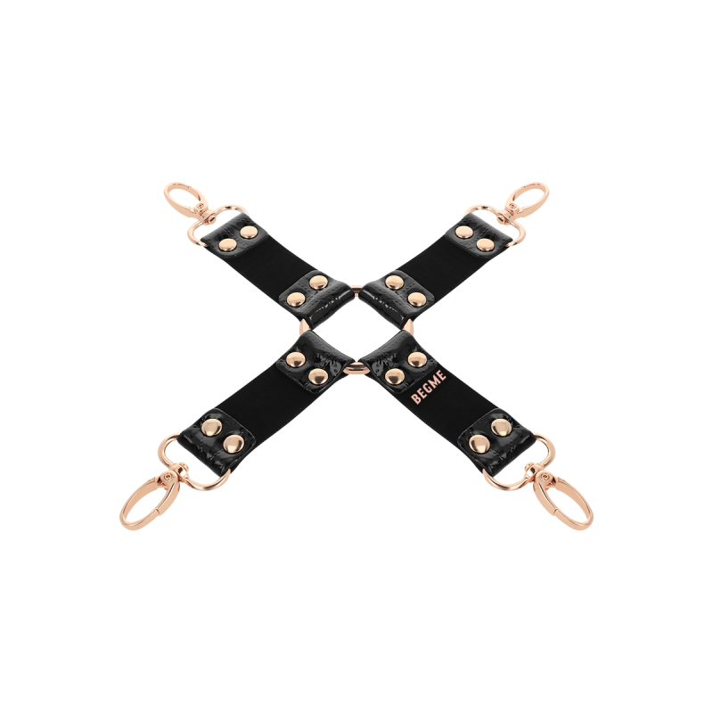 Begme - Black Edition Hog Tie Cuero Vegano | Vybes.it