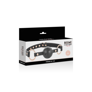 Begme - Black Edition Mordaza Cuero Vegano | Vybes.it