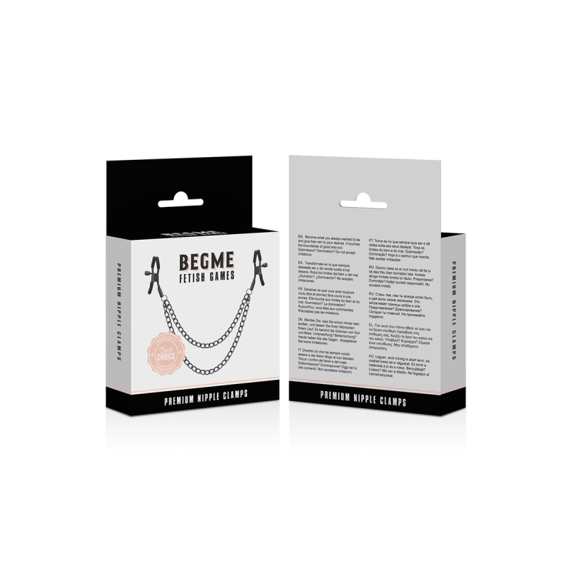 Begme - Red Edition Pinzas Pezones Con Cadena | Vybes.it