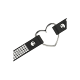 Coquette Chic Desire - Choker Cuero Vegano Corazon | Vybes.it