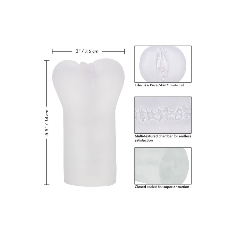 CALEXOTICS - BOUNDLESS VULVA STROKER TRANSPARENT - Vaginas with vibra…