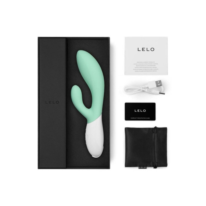 Lelo - Ina 3 Green Rabbit Vibrator Luxus - Algen | Vybes.it