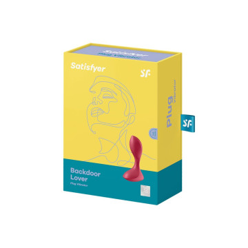 Satisfyer - Backdoor Lover Plug Anal Vibrador Rojo | Vybes.it