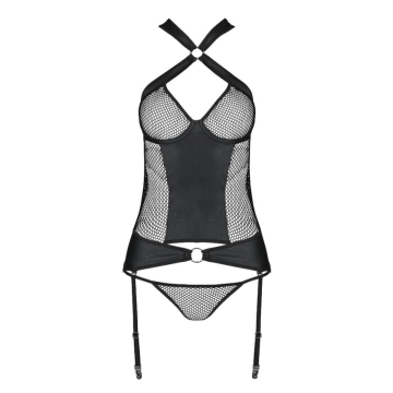 PASSION - AMANDA CORSETTO IN PELLE ECOLOGICA S/M