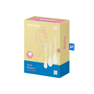 Satisfyer - Yoni Power 1 Kit De Entrenamiento Blanco | Vybes.it