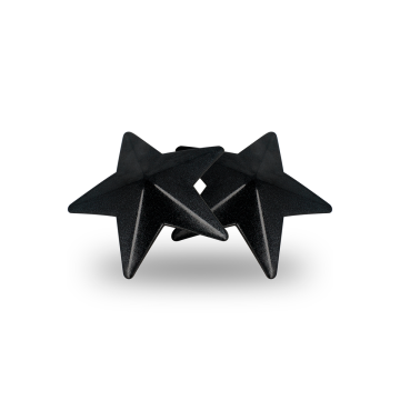 Coquette Chic Desire - Cubre Pezones Metal Estrellas Negras |