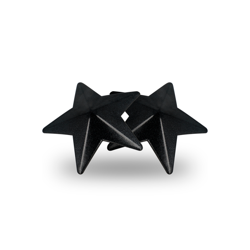 Coquette Chic Desire - Cubre Pezones Metal Estrellas Negras |