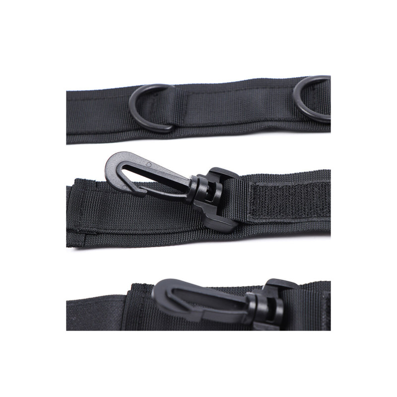 OHMAMA FETISH - NYLON HANDCUFFS AND COLLAR - Fixing handcuffs