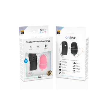 Online - Oeuf Vibrant Avec Télécommande Rose | Vybes.it