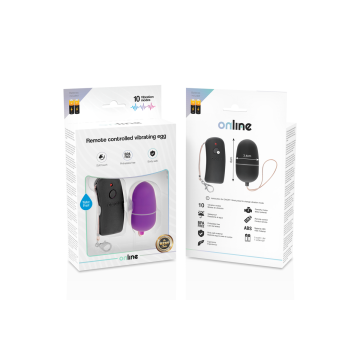 Online - Oeuf Vibrant Avec Télécommande Lilas | Vybes.it