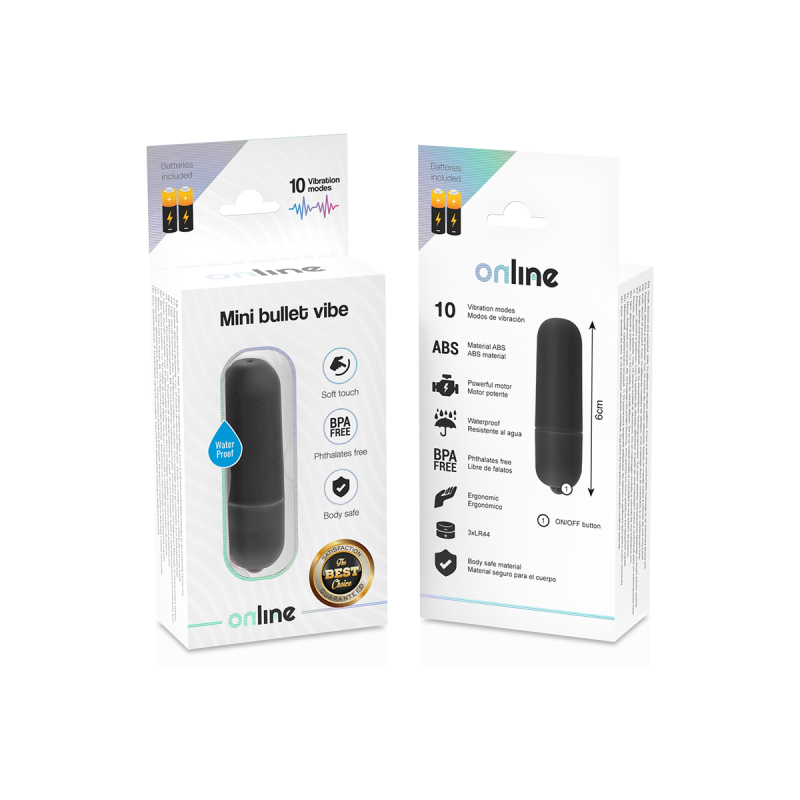 ONLINE - MINI PROIETTORE VIBRANTE NERO - Mini vibratori