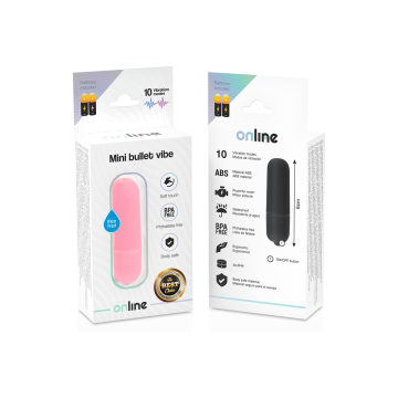 ONLINE - MINI BULLET VIBE PINK - Mini vibrators | Vybes.it