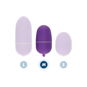 Online - Huevo Vibrador Control Remoto M Lila | Vybes.it