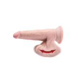 King Cock - Plus 3D Dildo Swinging Balls 15.2 Cm Natural | Vybes.it