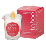 RUF - TABOO BOUGIE DE MASSAGE POUR ELLE PLAISIR CHARNEL PARFUM FLEUR DE CACAO