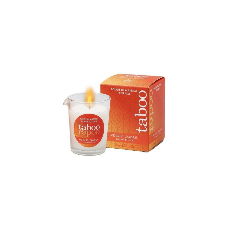 Ruf - Taboo Vela De Masaje Para Ella Peche Sucre Aroma Nectarina |