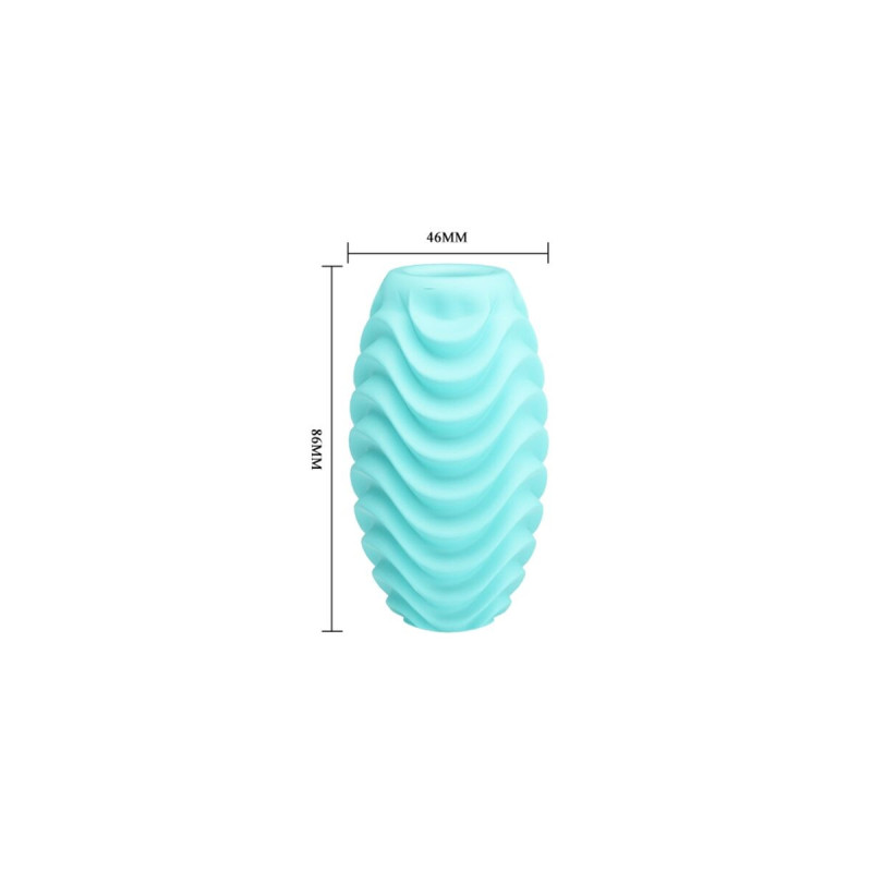 Pretty Love - Huevo Masturbador Doble Cara Turquesa | Vybes.it