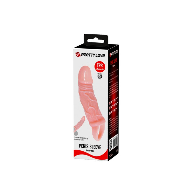 Baile - Gaine Dextension De Pénis Avec Sangle Pour Testicules 13,5