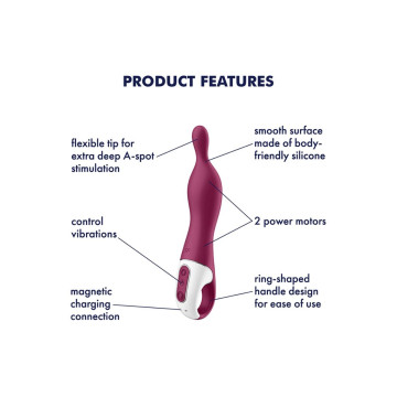 Satisfyer - Amazing 1 Vibrador Punto A Berry | Vybes.it