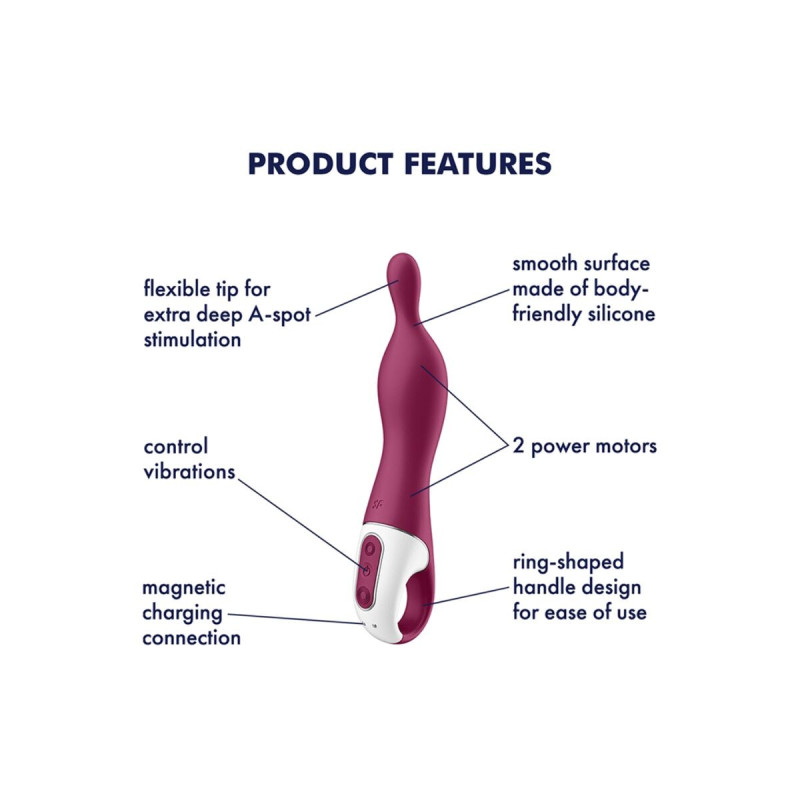 Satisfyer - Amazing 1 Vibrador Punto A Berry | Vybes.it