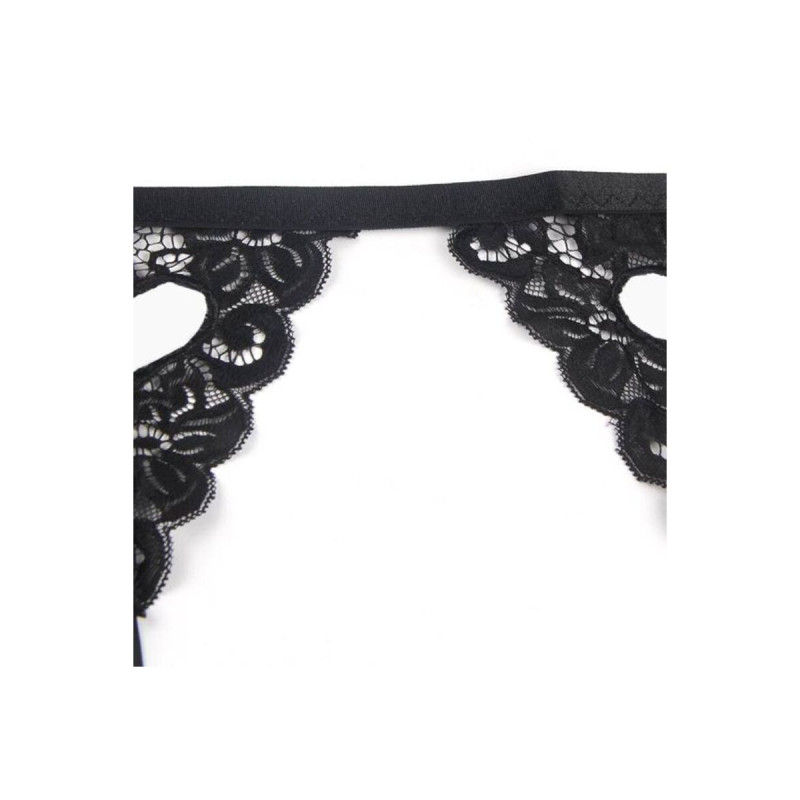 Subblime - Set Dreiteiliges Set Bh+ Strumpfgürtel + String L/Xl |