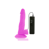 Diversia - Dildo Realístico Flexible Con Vibración Lila 18 Cm - O