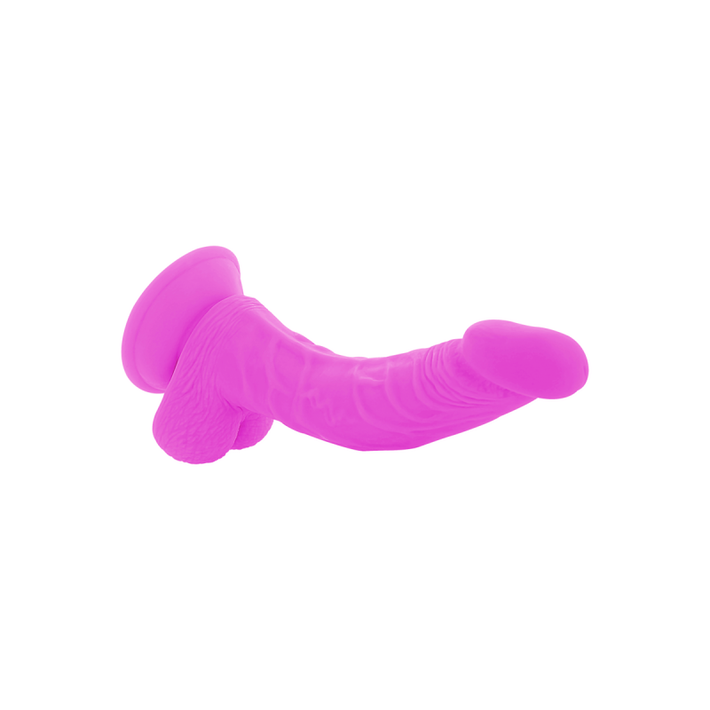 Diversia - Dildo Realístico Flexible Con Vibración Lila 21.5 Cm - O