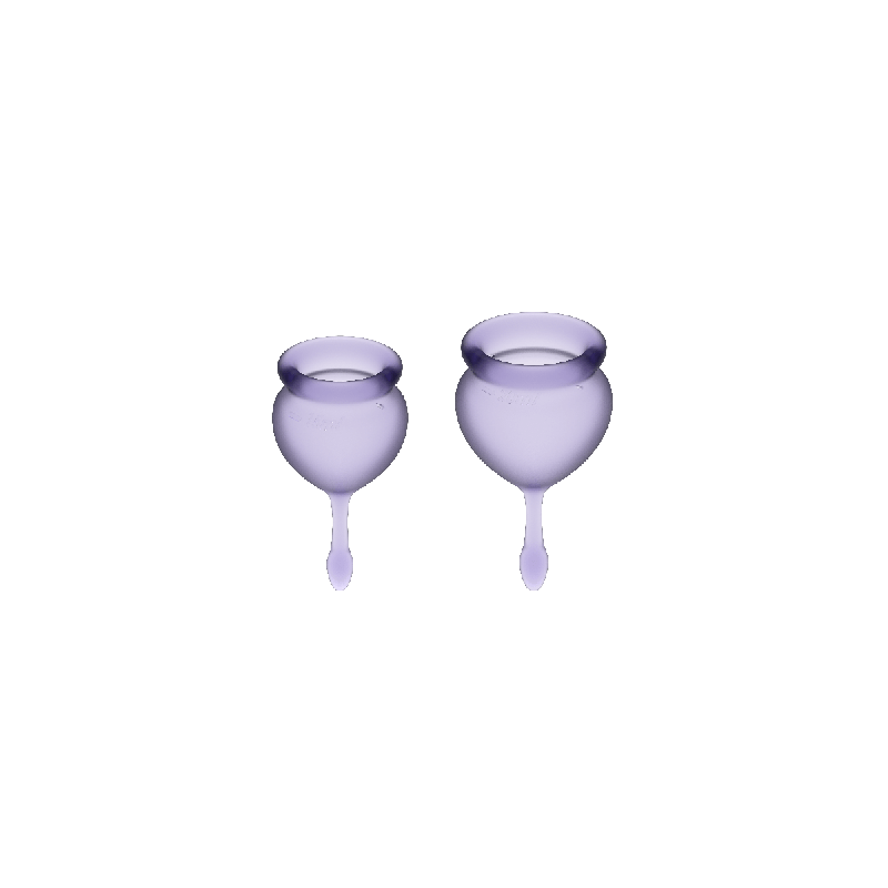 SATISFYER - FEEL GOOD MENSTRUAL CUP LILA 15 + 20 ML - SATISFYER MENST…
