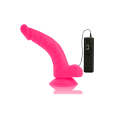 Diversia - Dildo Realístico Flexible Con Vibración Rosa 21.5 Cm - O