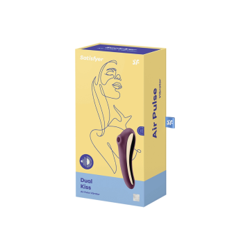 Satisfyer - Dual Kiss Estimulador Clitoris Purpura | Vybes.it