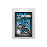 BAILE - COCK RINGS YVONNE SET 3 PENIS RINGS - Cockrings without vibra…