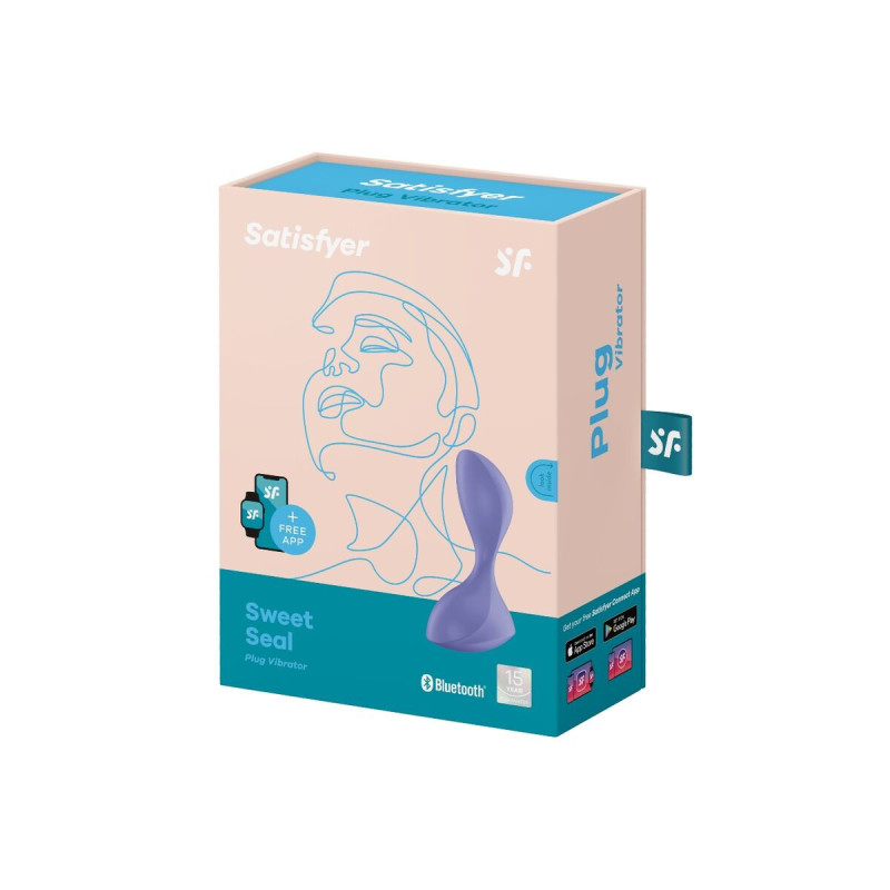 Satisfyer - Sweet Seal Plug Vibrador App Violeta | Vybes.it