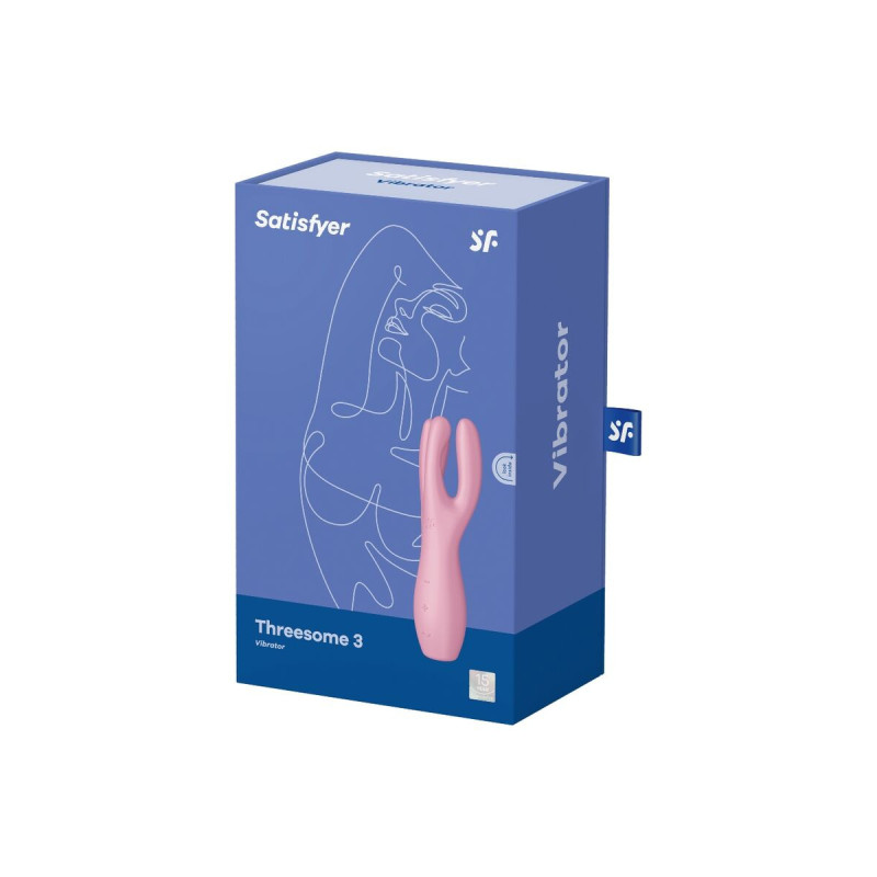 Satisfyer - Vibratore Threesome 3 Rosa | Vybes.it
