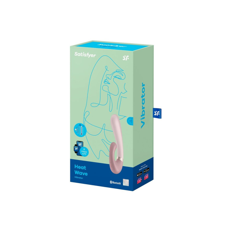 Satisfyer - Application Heat Wave Vibrator Rose | Vybes.it