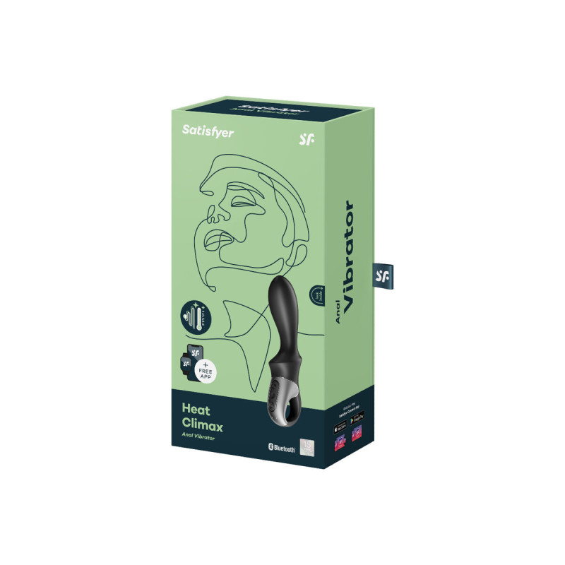 Satisfyer - Heat Climax Vibrador Anal App Negro | Vybes.it