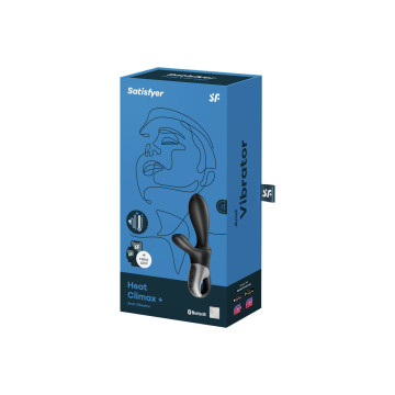 Satisfyer - Heat Climax+ Vibrador Anal App Negro | Vybes.it