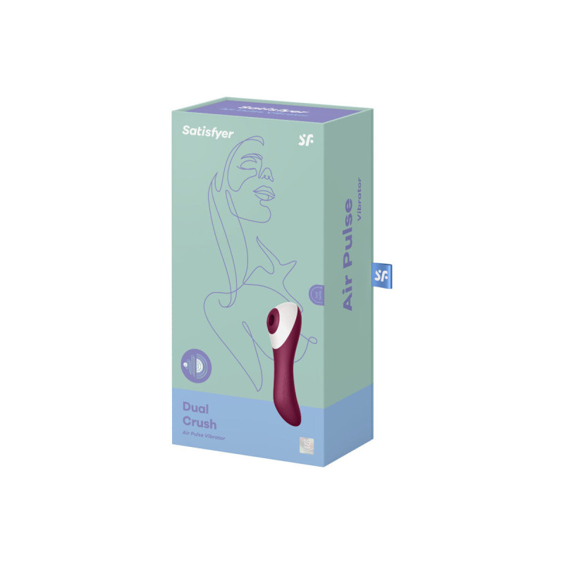 Satisfyer - Dual Crush Estimulador Y Vibrador | Vybes.it