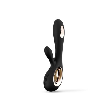 Lelo - Soraya Wave Vibrator Rabbit Black | Vybes.it