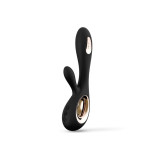 Lelo - Soraya Wave Vibrateur Lapin Noir | Vybes.it