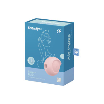 Satisfyer - Sugar Rush Estimulador Y Vibrador Rosa | Vybes.it