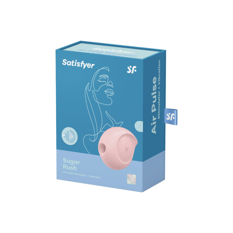 Satisfyer - Sugar Rush Estimulador Y Vibrador Rosa | Vybes.it