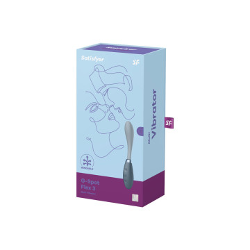 Satisfyer - G - Spot Flex 3 Multi Vibrador Gris | Vybes.it