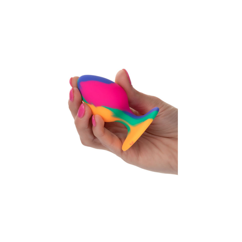 CALEXOTICS - CHEEKY MEDIUM TIE-DYE PLUG ANAL - Plugs | Vybes.it
