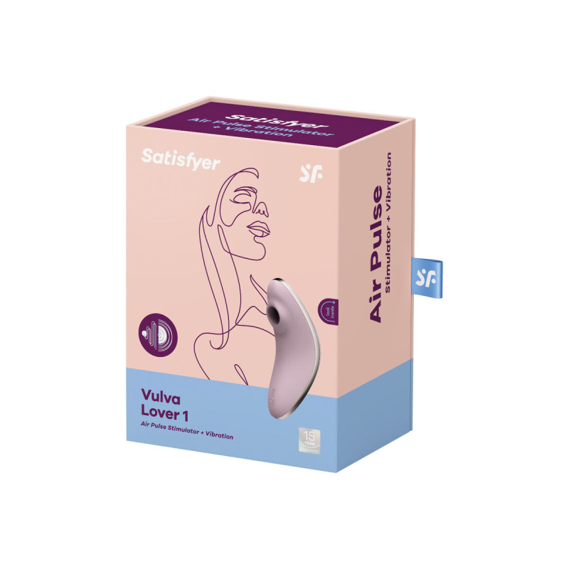 Satisfyer - Vulva Lover 1 Estimulador Y Vibrador Violeta | Vybes.it