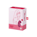 SATISFYER - DIPPING DELIGHT VIBRADOR LAY-ON ROJO