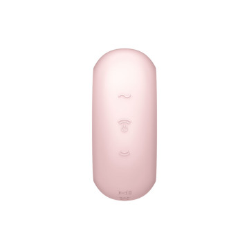 Satisfyer - Pro To Go 3 Estimulador Y Vibrador Doble Rosa | Vybes.it