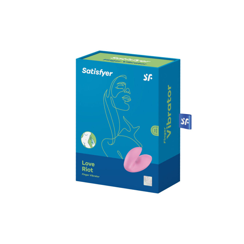 Satisfyer - Vibratore Da Dita Love Riot Rosa | Vybes.it