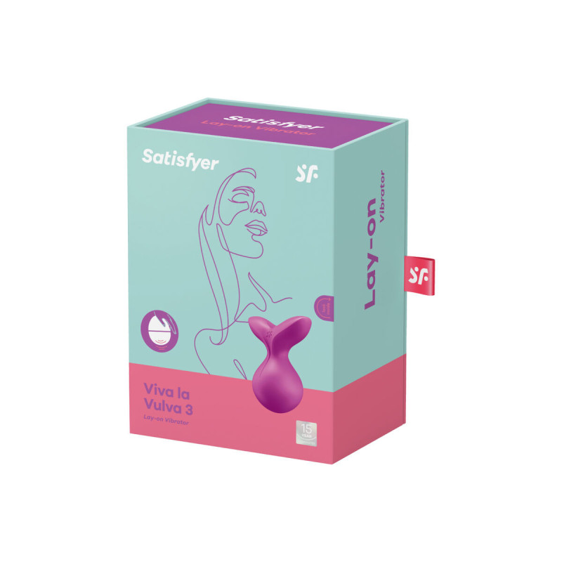 Satisfyer - Viva La Vulva 3 Vibrador Lay - On Violeta | Vybes.it