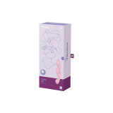 SATISFYER - TRIPLE OH VIBRADOR HÍBRIDO ROSA