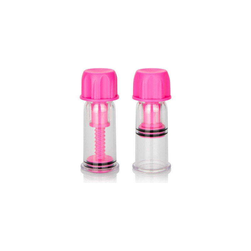 CALEXOTICS Vacuum Twist Stimolatore per Capezzoli Rosa: accessorio intimo | Vybes.it